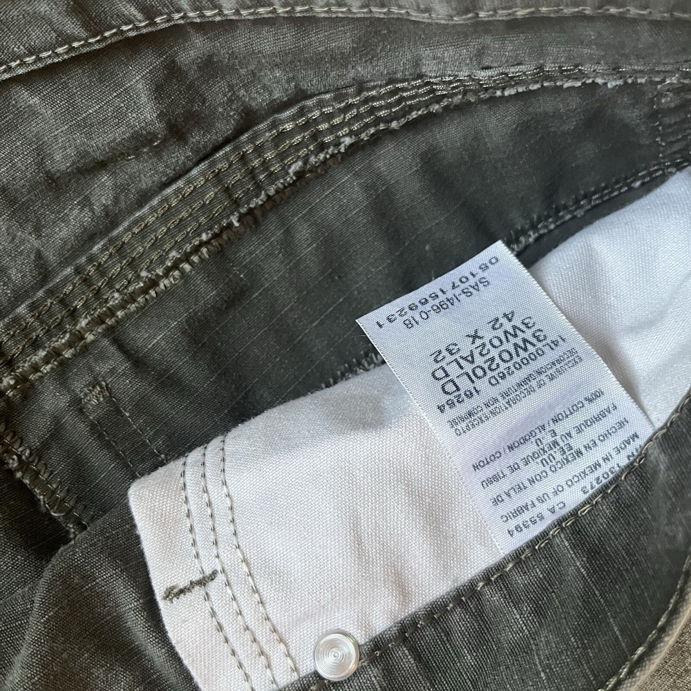 Wrangler Men's Riggs Workwear Double Knee Cargo/Carpenter Pants Gray 42x32 - Picture 4 of 7